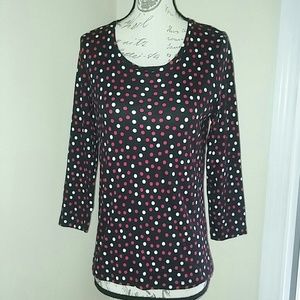 Jones New York Signature Petite Cotton Top